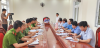 Ban Pháp chế Hội đồng nhân dân tỉnh khảo sát về tình hình an ninh chính trị, trật tự an toàn xã hội trên địa bàn huyện huyện Vĩnh Linh.