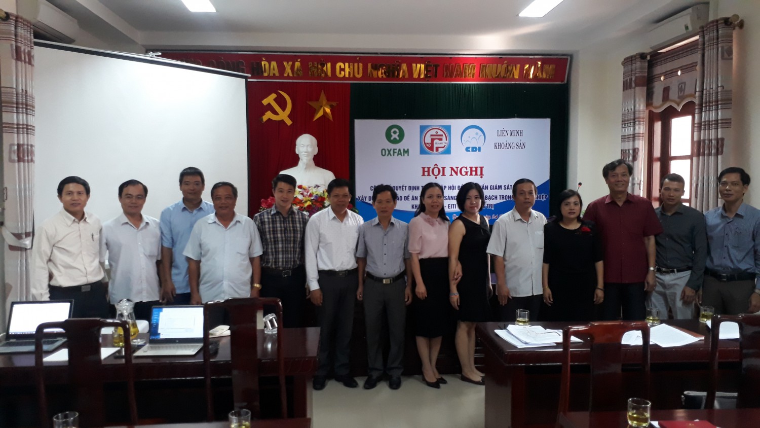 Hội nghị công bố quyết định thành lập Hội đồng tư vấn giám sát và góp ý xây dựng dự thảo đề án thí điểm “Sáng kiến minh bạch trong công nghiệp khai khoáng - EITI” tại Quảng Trị