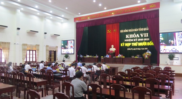 Hội đồng nhân dân tỉnh Quảng Trị, khóa VII, nhiệm kỳ 2016 – 2021 tổ chức kỳ họp thứ 14