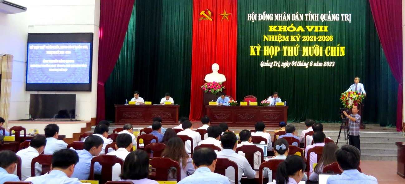 Một số kết quả hoạt động của HĐND tỉnh Quảng Trị  từ đầu nhiệm kỳ đến nay
