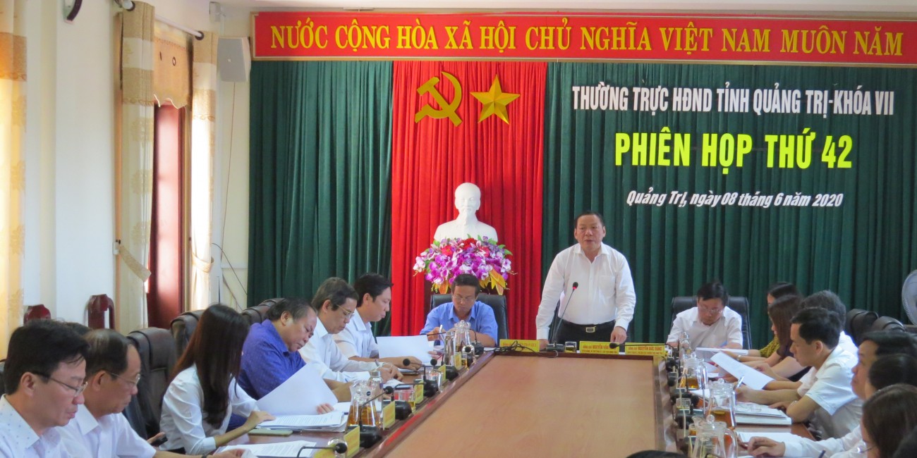 Phiên họp thứ 42, Thường trực HĐND tỉnh khóa VII:  Rà soát công tác chuẩn bị kỳ họp 15, HĐND tỉnh khóa VII