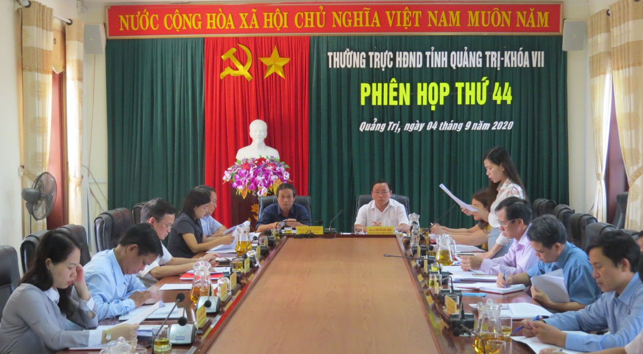 Phiên họp thứ 44, Thường trực HĐND tỉnh khóa VII