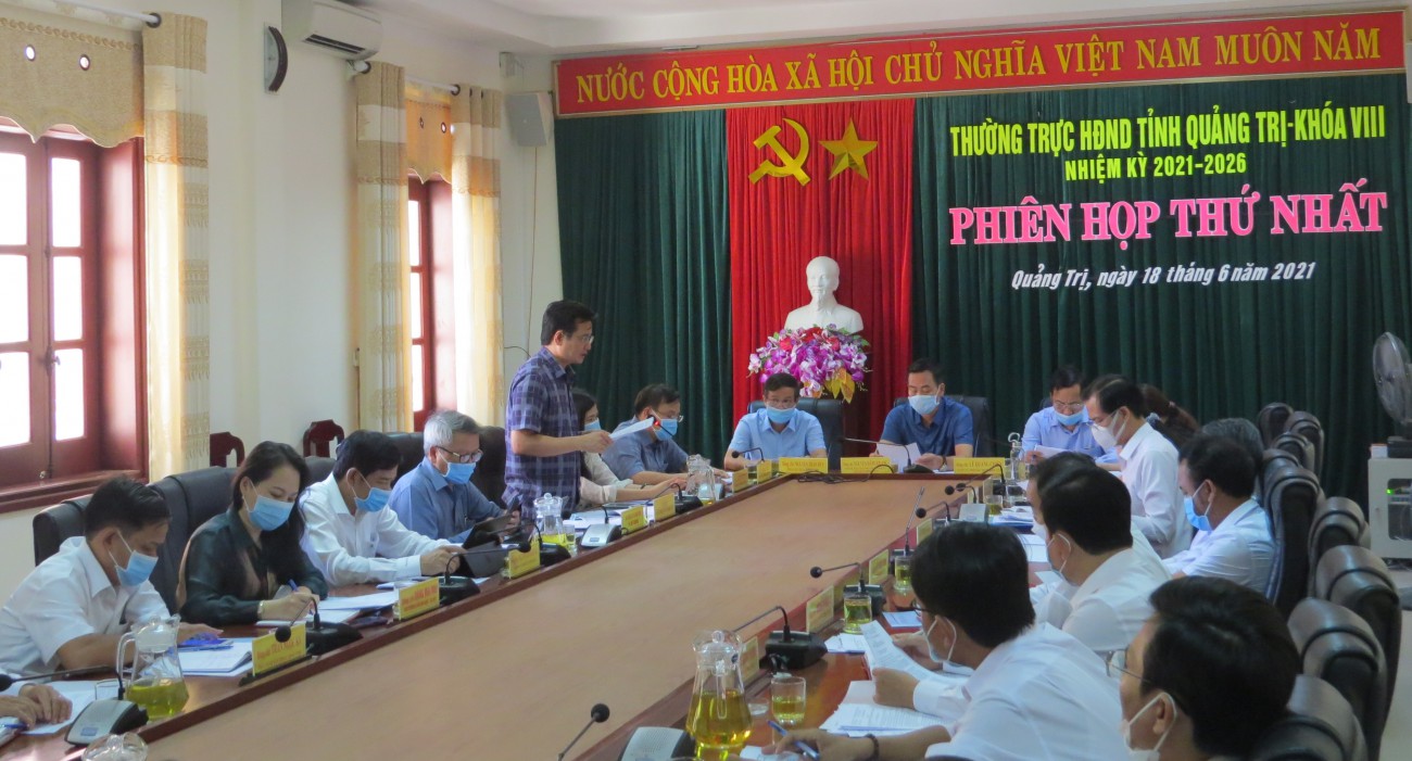 Phiên họp thứ nhất Thường trực HĐND tỉnh khóa VIII