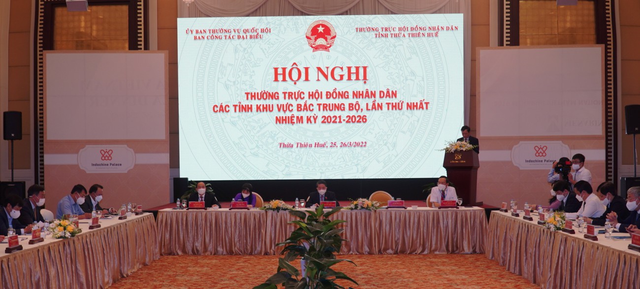 Hội nghị Thường trực HĐND các tỉnh Bắc Trung Bộ lần thứ nhất, nhiệm kỳ 2021-2026 với chủ đề: “Chất lượng, hiệu quả hoạt động của đại biểu Hội đồng nhân dân – Thực trạng, kinh nghiệm và giải pháp”