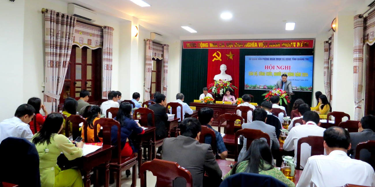 Văn phòng Đoàn ĐBQH và HĐND tỉnh tổ chức Hội nghị Cán bộ, Công chức, Người lao động năm 2024