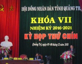 KỲ HỌP THỨ 9 HĐND TỈNH QUẢNG TRỊ KHÓA VII NHIỆM KỲ 2016-2021